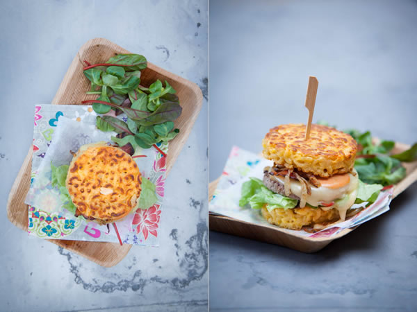 Photographie culinaire hamburgers