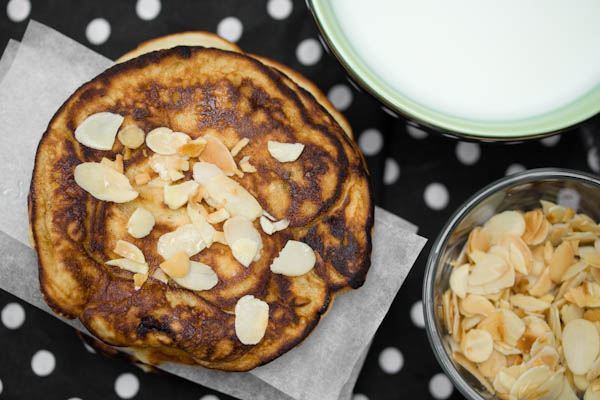 Photographie culinaire pancakes à la banane