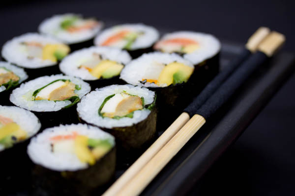 Photographie culinaire sushi maki