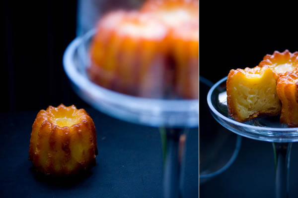 Photographie culinaire cannelés