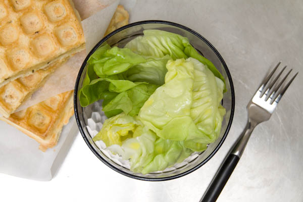 Photographie culinaire gaufres au maroilles