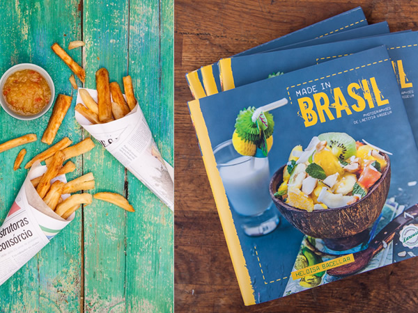 stylisme et photographie culinaire sur le livre made in brasil
