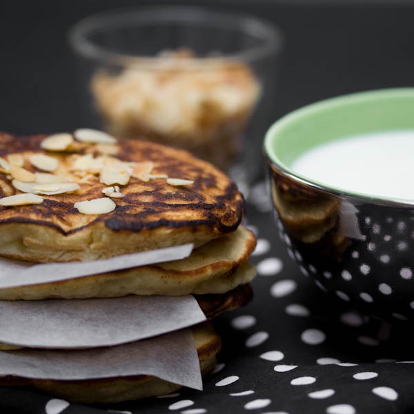 Photographie culinaire pancakes à la banane