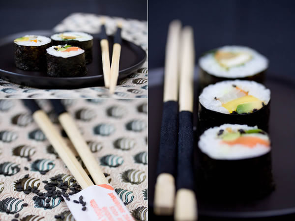 Photographie culinaire sushi maki