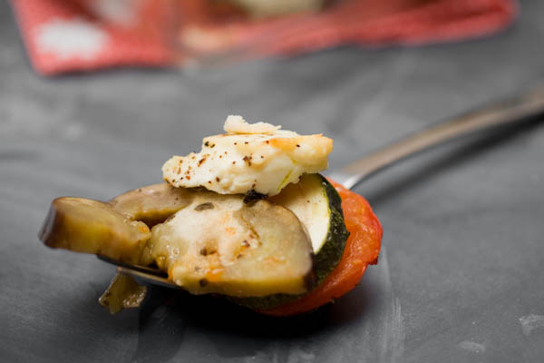 Photographie culinaire tian provencal à la ricotta